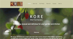 Desktop Screenshot of korewildfruitnursery.co.uk