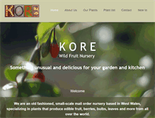 Tablet Screenshot of korewildfruitnursery.co.uk